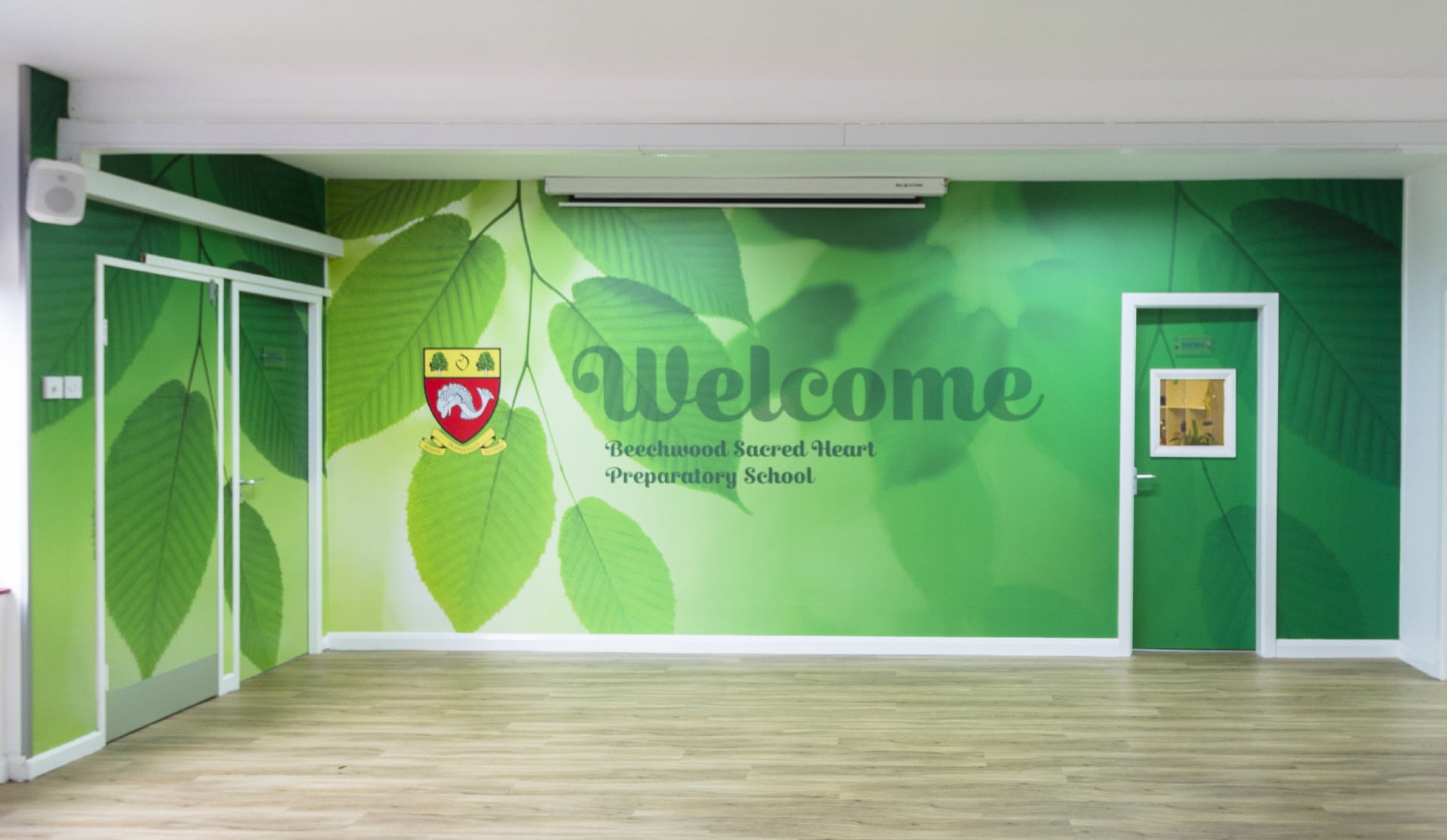 Beechwood Sacred Heart School - welcome entrance