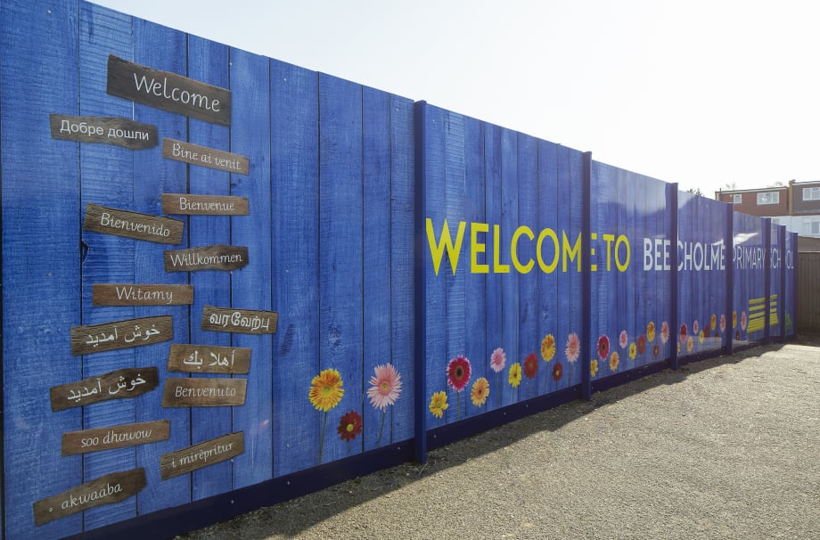 Beecholme Primary School Fence Mural