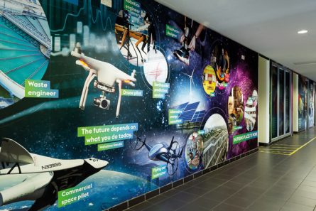 Torquay careers school wall art