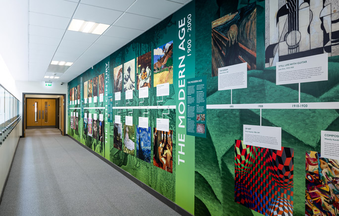 school wall art uae
