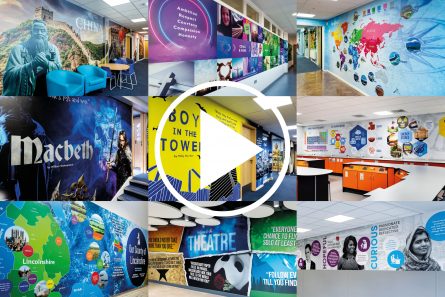school wall art showreel
